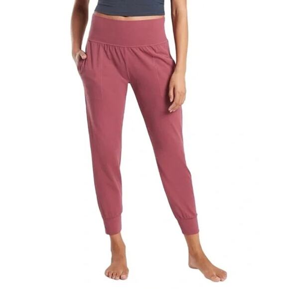 ATHLETA Salutation High Rise Jogger Victorian Berry Gym Yoga Active Women's S - Picture 2 of 13